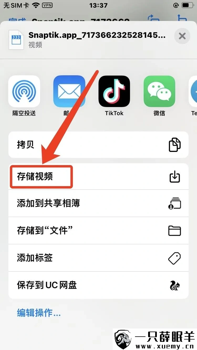 图片[2]-教你苹果手机下载无水印的TikTok视频，无需付费，不限次数！-一只薛眠羊