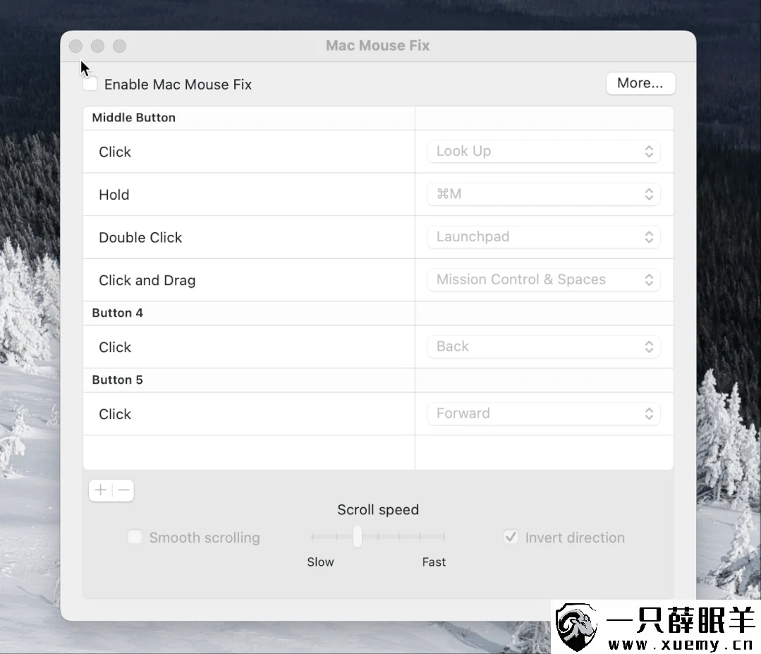图片[2]-分享一款免费开源的普通鼠标模拟 Mac 触控板手势-一只薛眠羊