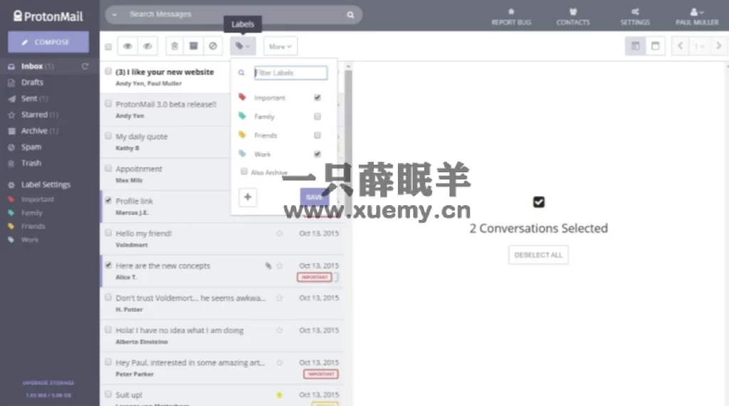 图片[2]-分享一个安全且匿名的邮箱 Protonmail-一只薛眠羊