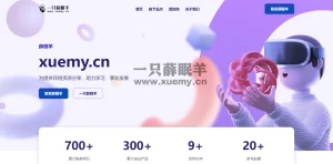 2023最新好看大气手机电脑自适应的官网单页HTML源码-一只薛眠羊