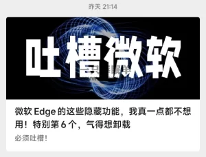 微软Edge配置百科 让你可以随心所欲配置Edge的小工具-一只薛眠羊